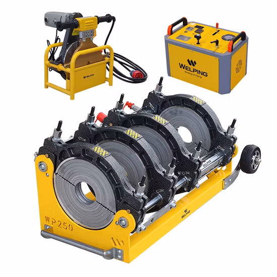 Welping 63-250mm HDPE Pipe Water Pipe Welding Machine Butt Fusion Welding Machine with CE ISO HDPE Pipe Welding Machine Price
